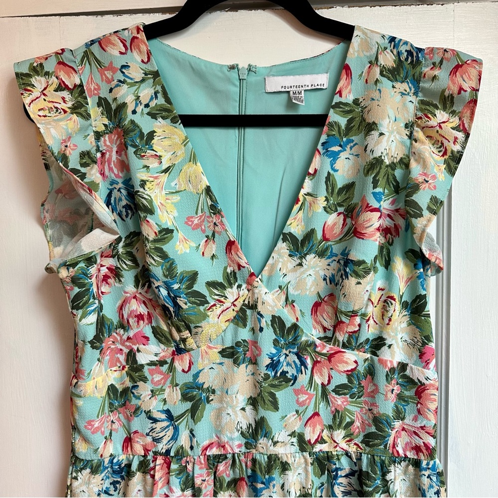 Nordstrom Fourteenth Place tiered floral dress